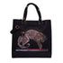 Panther tote bag nero dettaglio